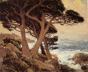 Edgar Payne Sentinels of the Coast,Monterey oil on canvas